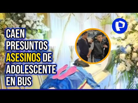 San Martín de Porres: caen presuntos asesinos de adolescente en bus