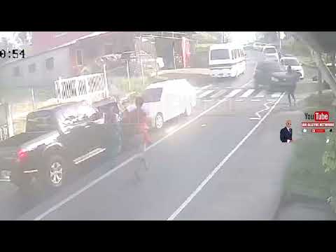 CCTV: A schoolboy was knocked down while attempting to cross near his school on Feb 19th