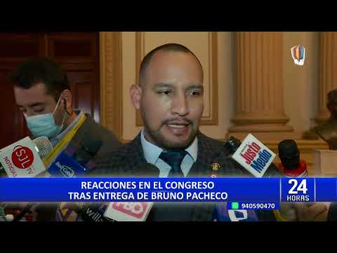 Bruno Pacheco: reacciones en el Congreso tras entrega de exsecretario a la justicia