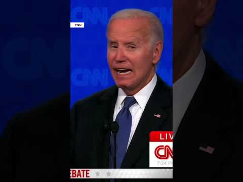 Watch: Trump tells Biden to not act like a child #shorts