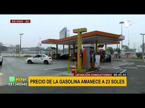 Combustible al alza: galón de gasolina de 95 supera los S/24 en algunos distritos de Lima