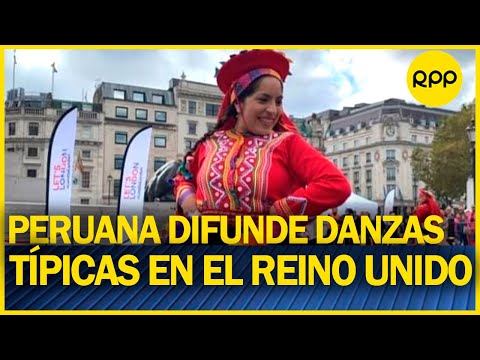 Peruana crea organización que difunde danzas típicas en el Reino Unido