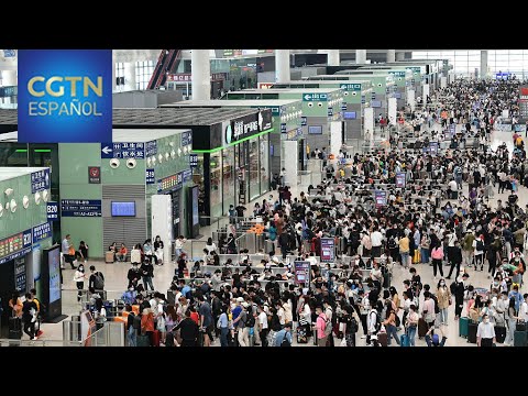 China registra un aumento de los desplazamientos durante las vacaciones del Día Nacional