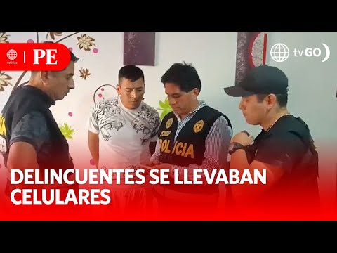 Capturan a banda que se dedicaba a sustraer celulares | Primera Edición | Noticias Perú
