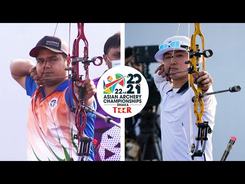 Archery 🏹 Abhishek Verma v Kim Jongho – compound men's gold | Dhaka 2021 Asian Archery Championships