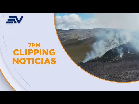 100 hectáreas de pajonales se quemaron en reserva del Chimborazo | Televistazo | Ecuavisa