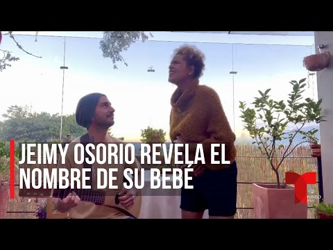 Jeimy Osorio revela el nombre de su bebé