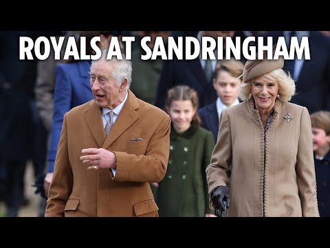 LIVE: The Royal Family attend a Christmas Day service in Sandringham