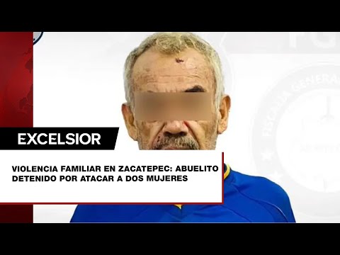 Cae abuelito por golpear a su prima e hija en puesto de frituras y dulces