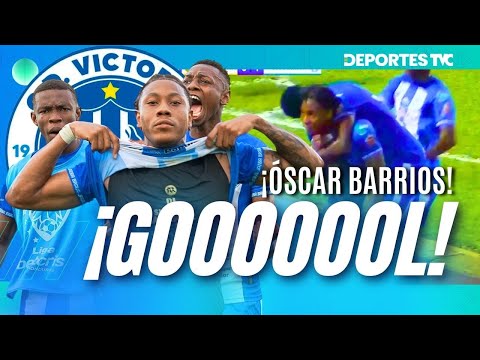Gol de Óscar Barrios abre el marcador y da la venta a Victoria en el duelo ante Real España