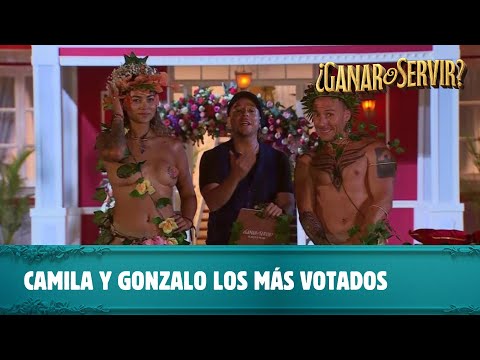Gonzalo y Camila como Adán y Eva | ¿Ganar o Servir? | Canal 13