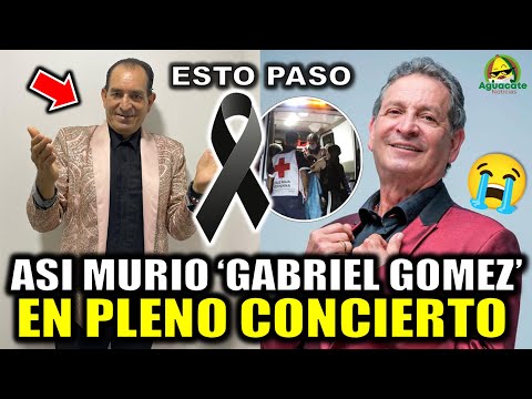 De que Murió Gabriel Gómez hermano de Dario Gomez el Rey del despecho  Muere famoso cantante hoy