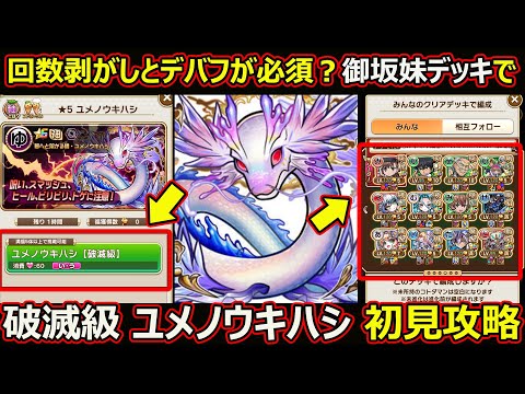 【コトダマン】#2775 破滅級ユメノウキハシ初見攻略【高難度攻略】