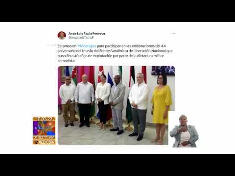 Delegación de Cuba participa en festejo en Nicaragua