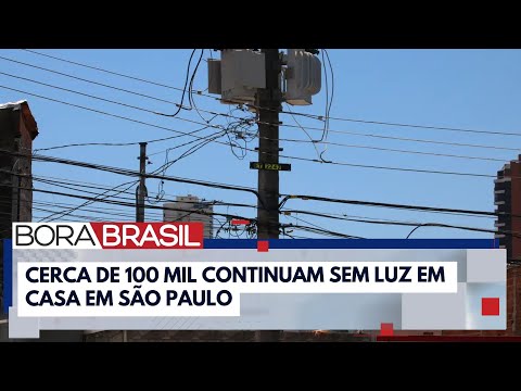 100 mil casas seguem sem energia mais de 100 horas após temporal em SP