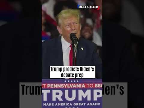 'He's Sleeping Now': Trump Predicts Biden's Debate Prep