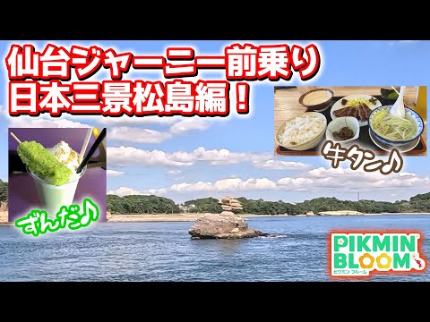 【ピクミンブルーム】仙台ジャーニー前乗り！日本三景松島編！【Pikmin Bloom】