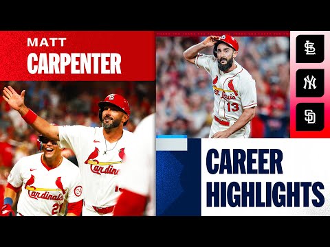 Matt Carpenter career highlights! (3x All-Star calls it a career!)