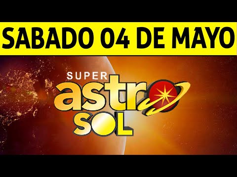 Resultado de ASTRO SOL del Sábado 4 de Mayo de 2024  SUPER ASTRO