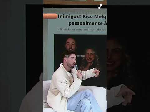 Inimigos? Rico Melquiades desmente treta com Erika Schneider