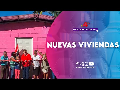 Alcaldía de Rivas entrega casas del programa Bismarck Martínez