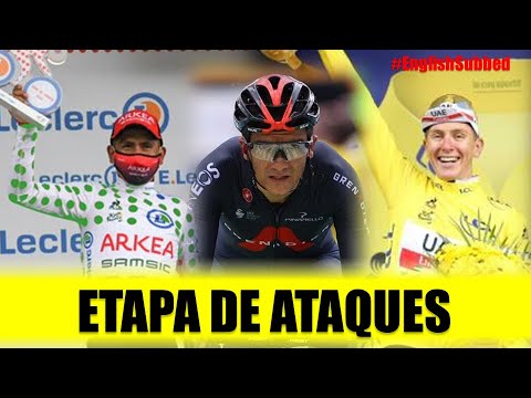 ? NAIRO QUINTANA y RICHARD CARAPAZ  hoy atacan ? TADEJ POGA?AR LÍDER ?? TOUR DE FRANCIA 2021 etapa 9