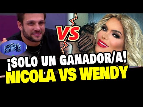NICOLA PORCELLA VS WENDY GUEVARA COMPITEN PARA LLEVARSE EL PREMIO DE LA CASA