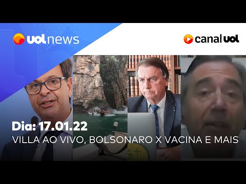 UOL News Tarde com Fabíola Cidral (17/01/2022)