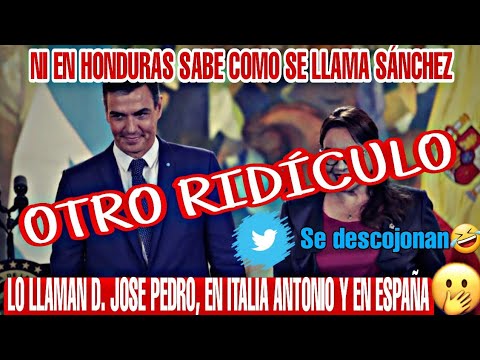 OTRO RIDÍCULO!! EN HONDURAS LE VUELVEN A PONER OTRO NOMBRE, D. JOSÉ PEDRO..TWITTER SE DESC0J0NA