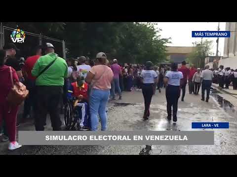 Simulacro electoral en Venezuela edo. Lara - 30Jun