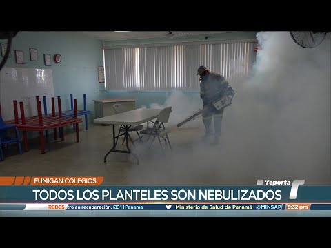 Realizan jornadas de nebulización en escuelas de San Miguelito