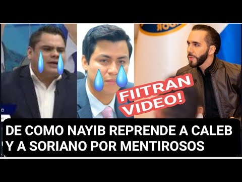 FILTRAN VIDEO DE COMO NAYIB REPREDE A SORIANO Y CALEB SOBRE LOS 14 MIL DOLARES PARA CADA UNO.