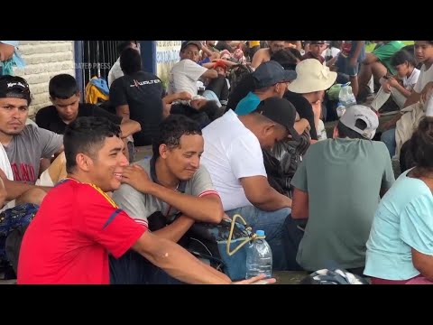 Migrants in Mexico react to Joe Biden's decision to exit US presidential race