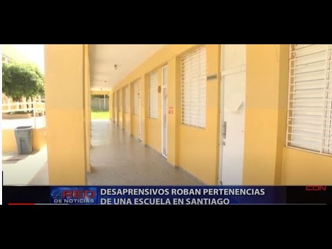 Desaprensivos roban pertenencias de una escuela en Santiago