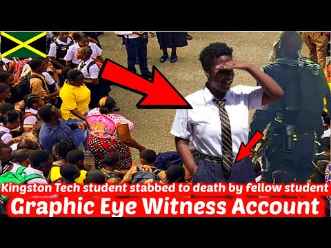 Eyewitness Account Student Stabbed to Death on Campus at Kingston Tech