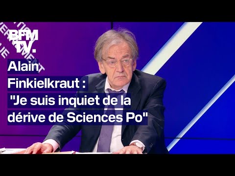 Je suis inquiet de la dérive de Sciences Po: l'interview en intégralité d'Alain Finkielkraut
