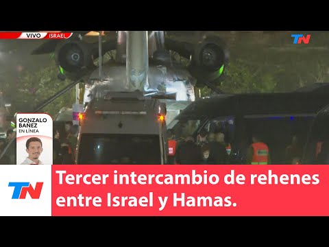 Tercer intercambio de rehenes entre Israel y Hamas. Las personas liberadas llegan a Israel