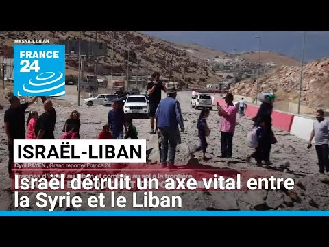 Une situation chaotique après un raid israélien sur un axe vital entre la Syrie et le Liban