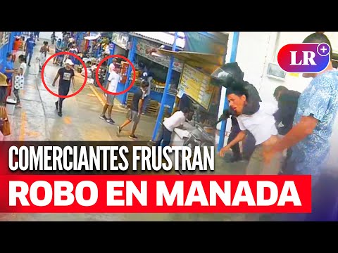 Comerciantes frustraron ROBO EN MANADA en MERCADO LOS CEDROS de Chorrillos | #LR