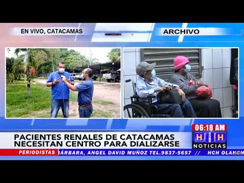 Pacientes renales de Catacamas claman por una clínica de Diálisis de Honduras