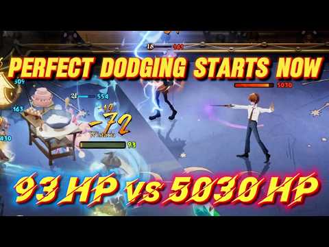 【 Harry Potter Magic Awakened】93 HP vs 5030 ! Perfect Dodging Starts Now ! 93HP超殘血沒有鳳凰&老鼠，必須避開所有傷害✧