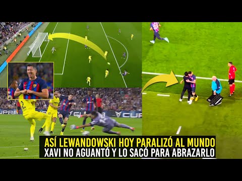 LEWANDOWSKI PARALIZÓ HOY AL PLANETA XAVI NO AGUANTÓ Y LO SACÓ PARA ABRAZARLO ¿QUÉ PASO?