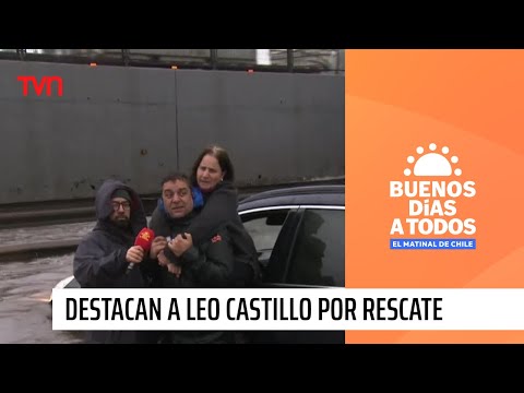 ¡Un héroe!: Destacan a Leo Castillo por su rescate en vivo en el Buenos Días a Todos