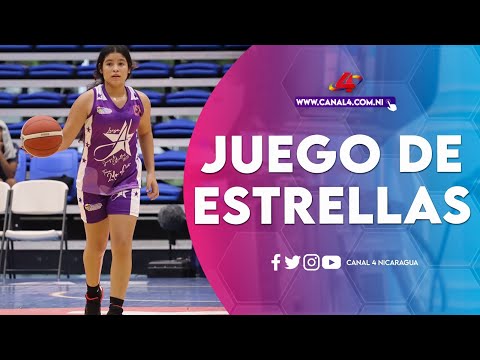 Juego de estrellas del torneo de baloncesto femenino en la cuidad de Managua