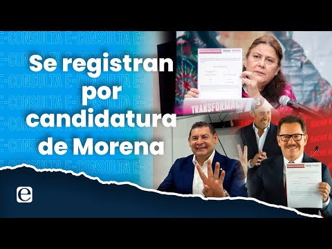 Se registran por candidatura de Morena