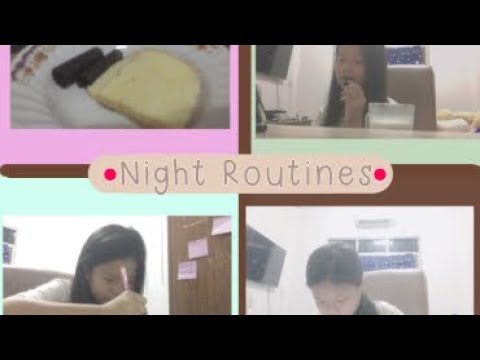 NightRoutines❤️•|ทำงาน,ดูยูทู