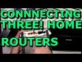 How To Connect Three Routers On One Home Network & Sharing The Internet Using Lan Cables TpLinkNetG