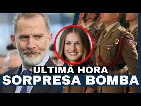 REY FELIPE VI FURIOSO tras DECLARACIO?N DE AMOR DE CADETE a la PRINCESA LEONOR ¡EN PLENO ACTO REAL