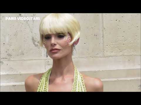 Ashley Barnett @ Paris Fashion Week 26 june 2024 show Elie Saab