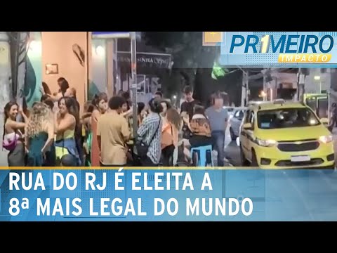 Rua no Rio de Janeiro é eleita a 8ª mais legal do mundo | Primeiro Impacto (15/03/24)